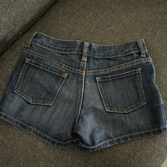 Dark blue kids jeans shorts. - Picture 3 of 3